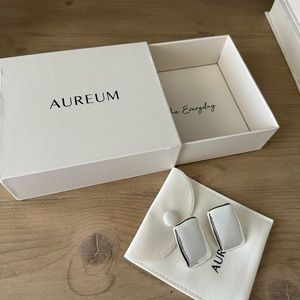 Aureum collective silver cait earrings